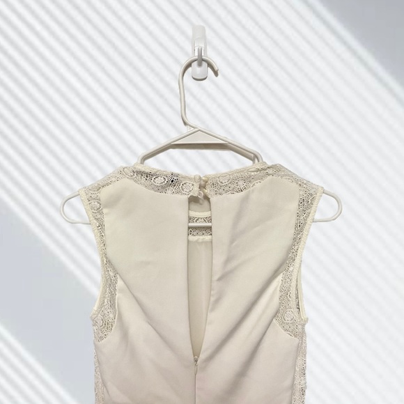 ZARA TRF | WHITE EVENT MIDI DRESS - Picture 8 of 8